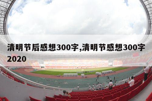 清明节后感想300字,清明节感想300字2020